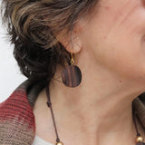 SYLCA Brown Dot Rosie Earrings