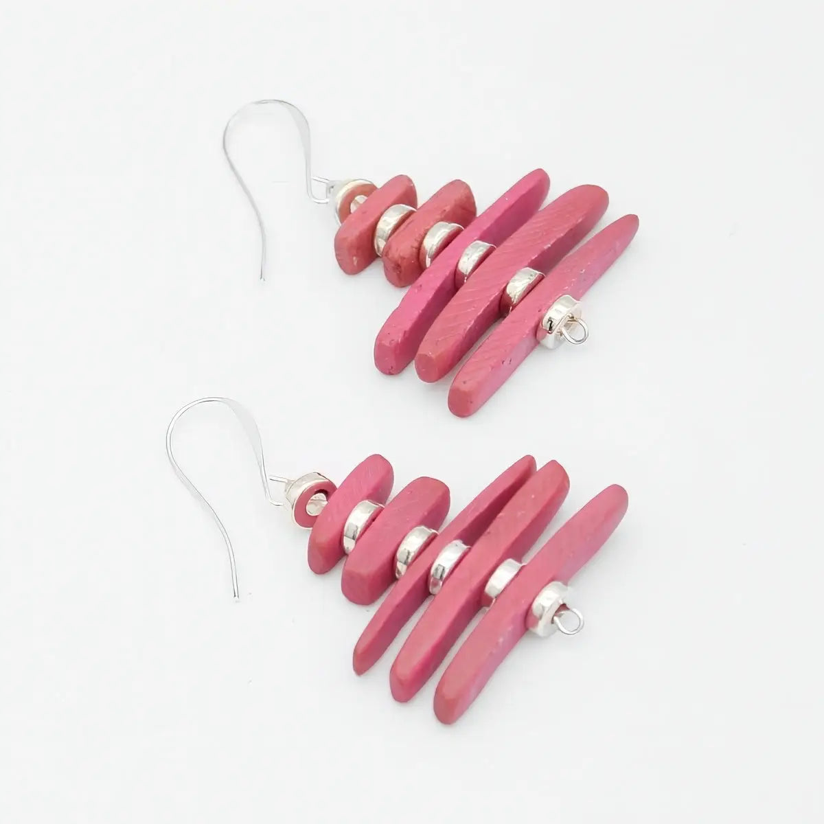 SYLCA Pink Simply Stacked Earrings - SD26E12 - PINK
