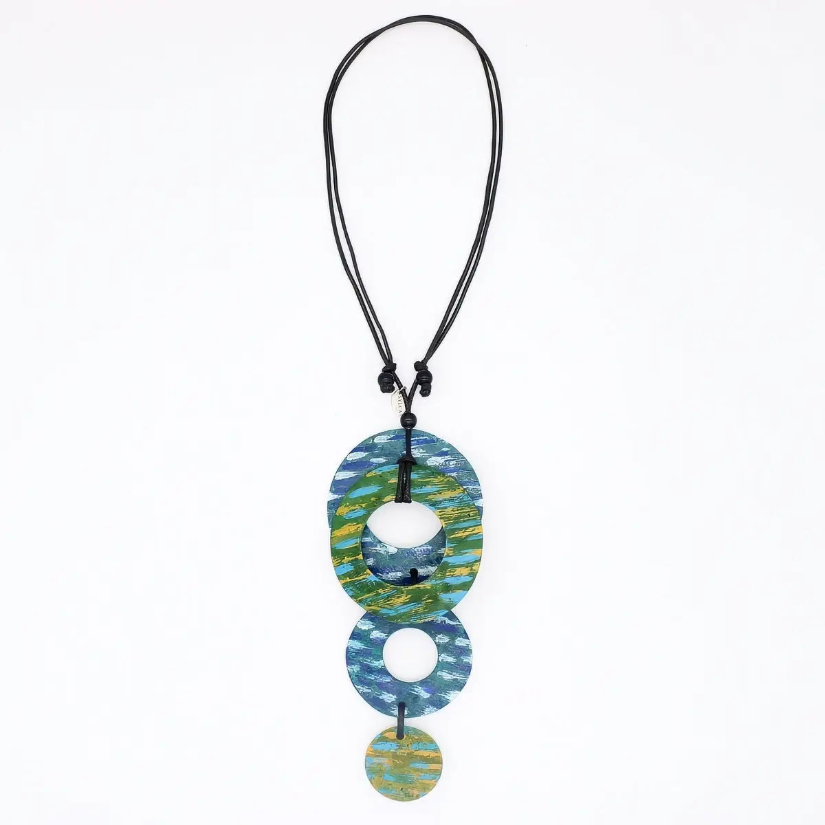 SYLCA Earthsong Green Shell Pendant