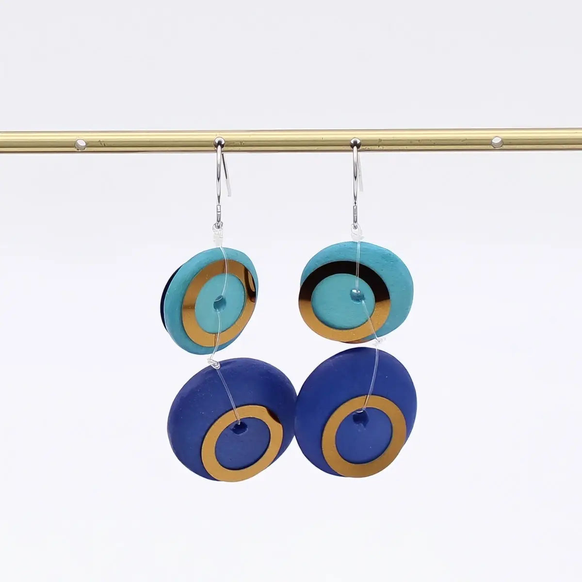 SYLCA Blue Adria Dangle Earrings