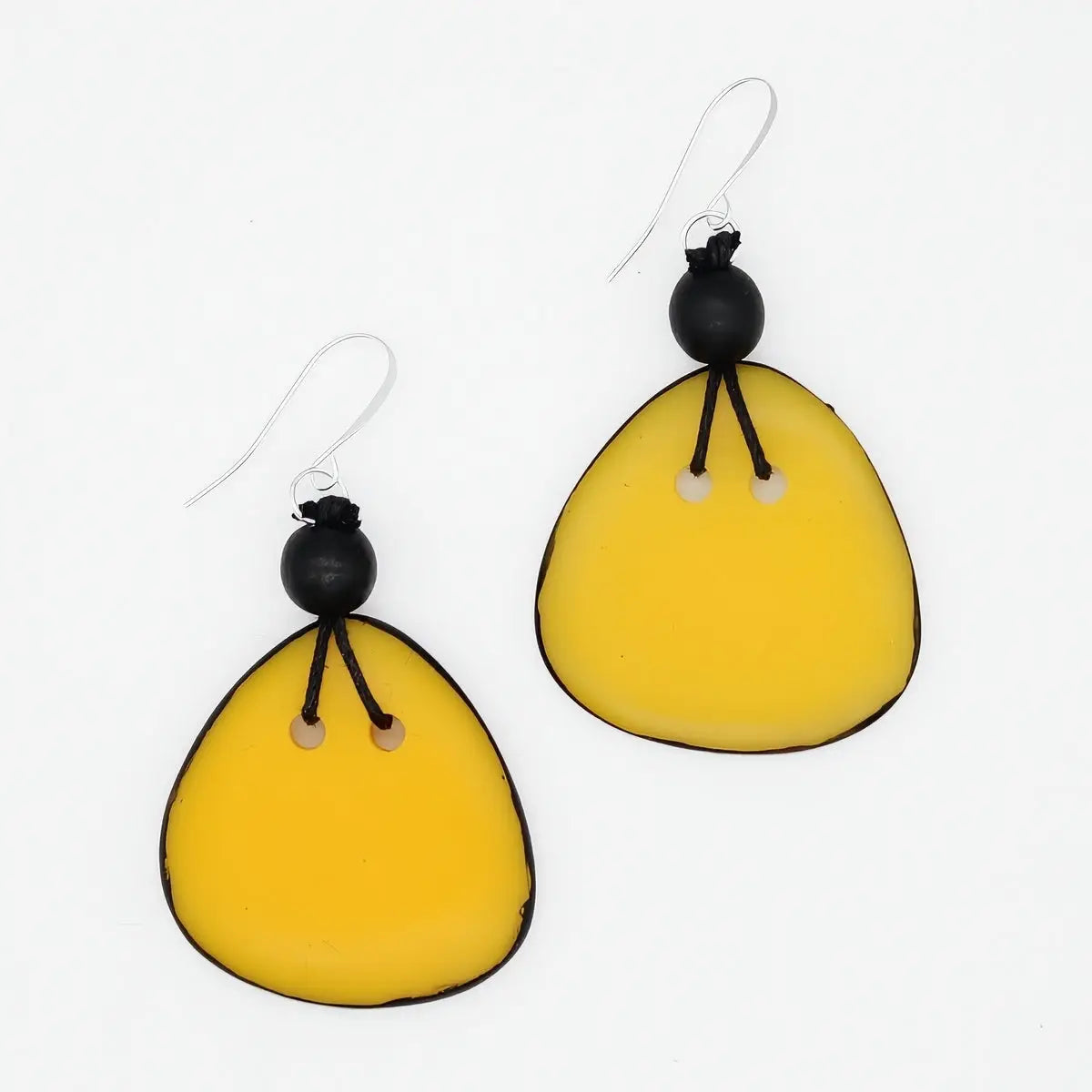 SYLCA Yellow Petal Pop Resin Earrings - SD26E08 - YELLOW