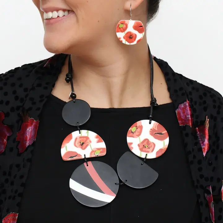 SYLCA Palma Necklace - LS24N27 - POPPIES