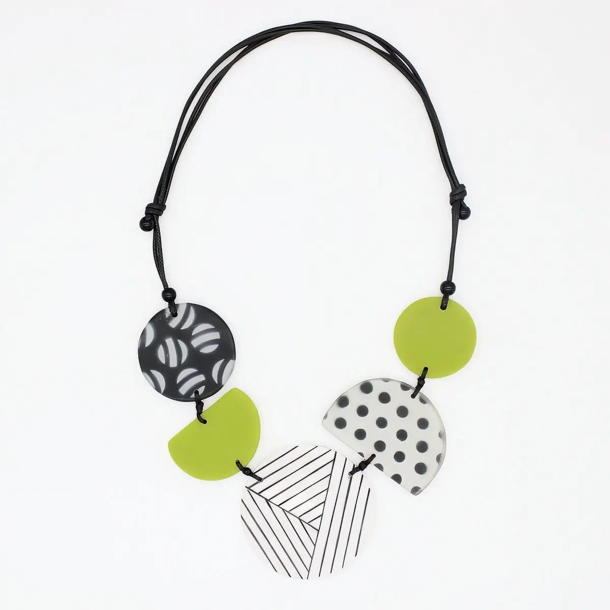 SYLCA Lime Palma Necklace - LS24N27 - LIME