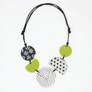SYLCA Lime Palma Necklace - LS24N27 - LIME