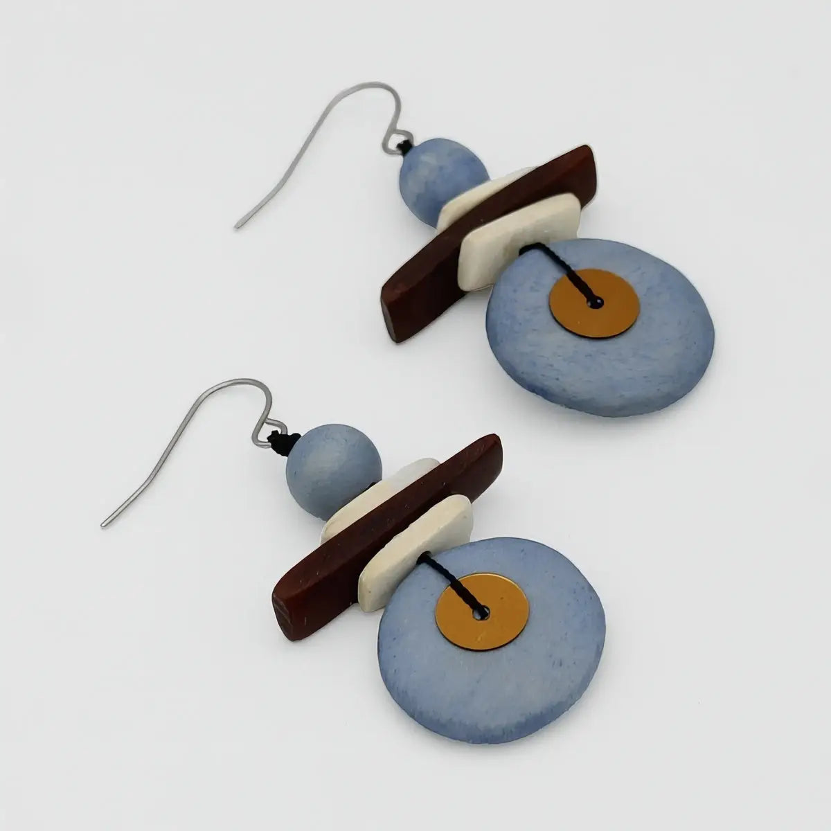 SYLCA  Assuta Blue Drop Earrings
