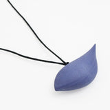 SYLCA Periwinkle Robin Bird Wooden Pendant Adjustable Necklace