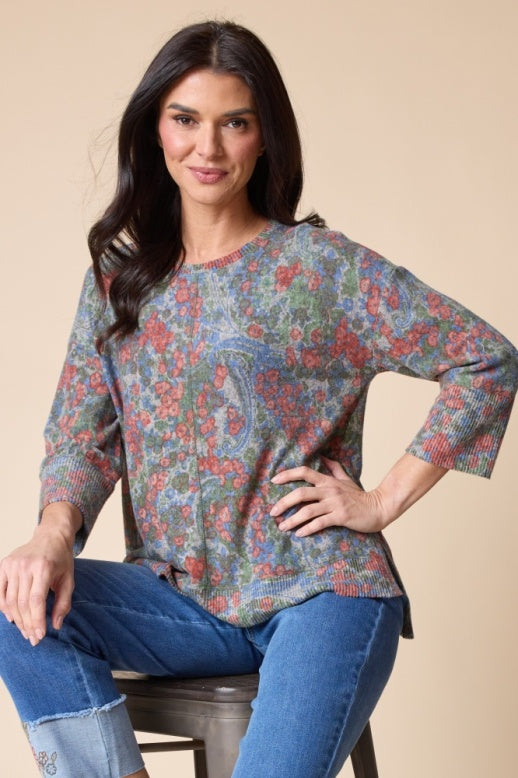 Habitat Super Soft Fleece Boxy Crew Top - 35468 - FERN