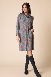 Habitat Super Soft Fleece Pleat Front Dress - 35480 - FERN