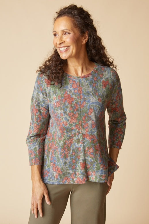 Habitat Super Soft Fleece Boxy Crew Top - 35468 - FERN