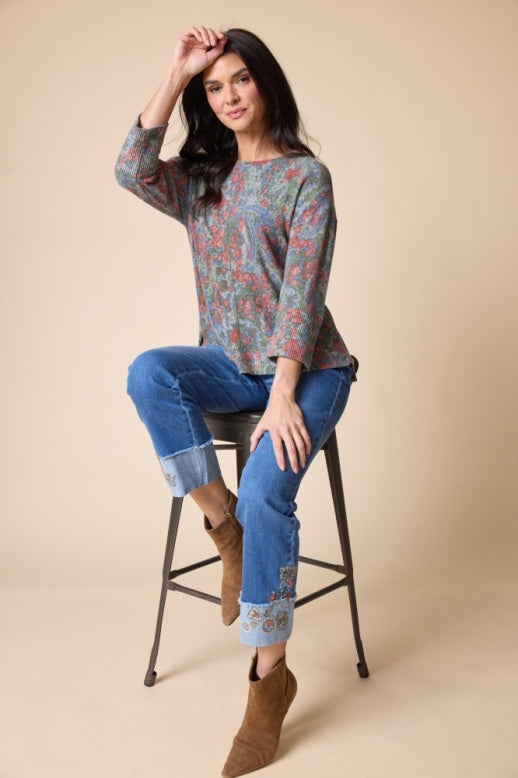 Habitat Super Soft Fleece Boxy Crew Top - 35468 - FERN