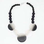 SYLCA Black Mirage Statement Necklace - SD26N13 - BLACK