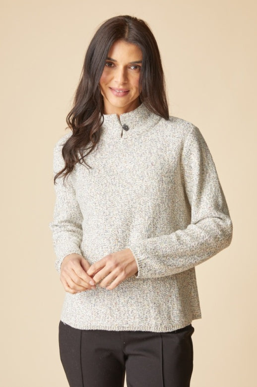 Habitat Speckle Knit Frost and Found Pullover - 81742 - WINTER WHITE