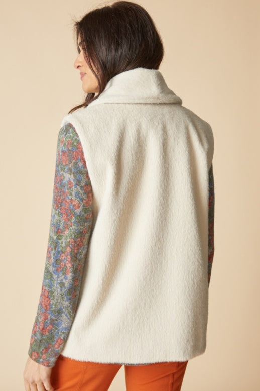 Habitat Faux Fur Shawl Collar Vest - 19707 - RAINY DAY