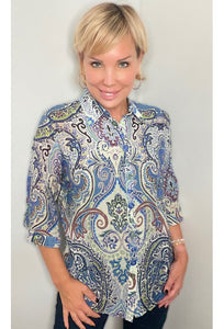 Ethyl Button Blouse - H1971E4
