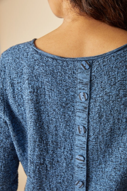 Habitat Scramble Stitch Chill Knit Sweater - 82011 - HARBOR