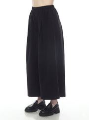 MOONLIGHT Wide Leg Ankle Pant - P3829 - BLACK