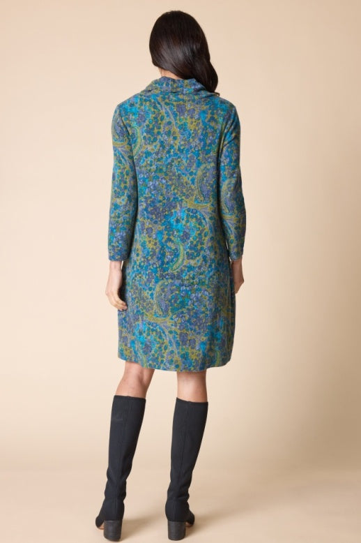 Habitat Super Soft Fleece Pleat Front Dress - 35480 - LAGOON