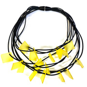LYDIA BREMER NECKLACE- LB 23B9V- Square- YELLOW