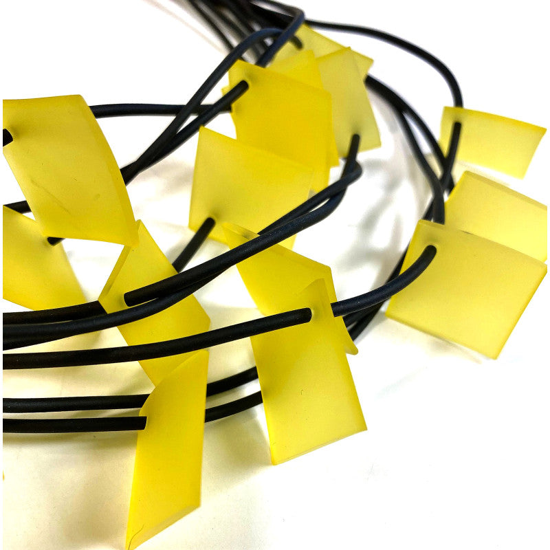 LYDIA BREMER NECKLACE- LB 23B9V- Square- YELLOW