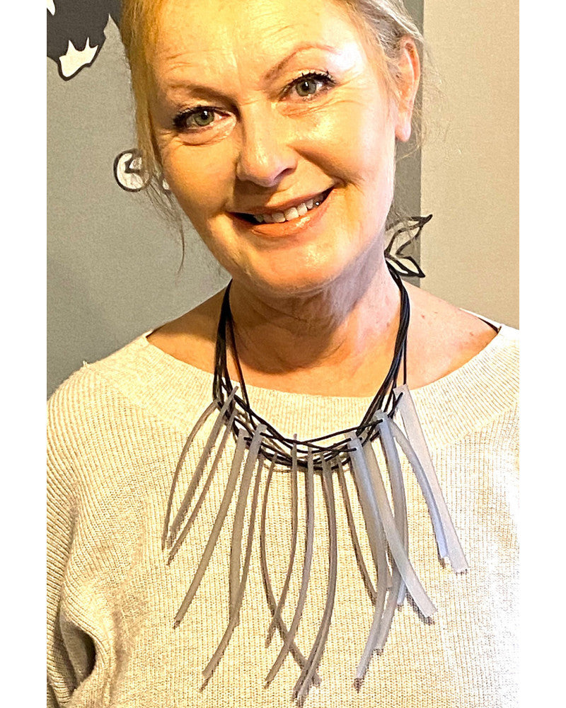 LYDIA BREMER NECKLACE- LB Liane- XL CRYSTAL