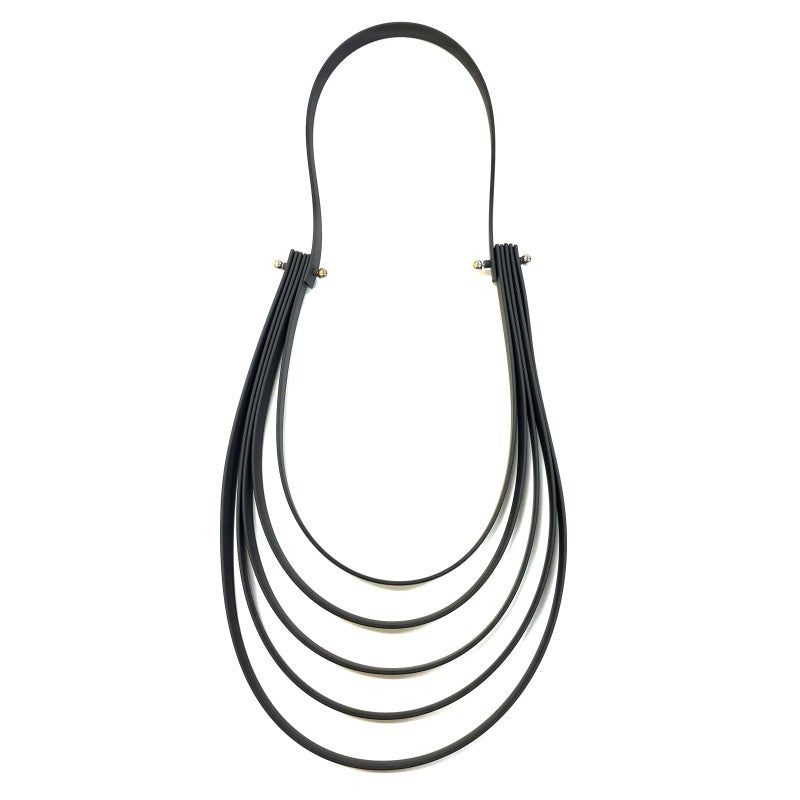 LYDIA BREMER NECKLACE- LB 38F1- BLACK
