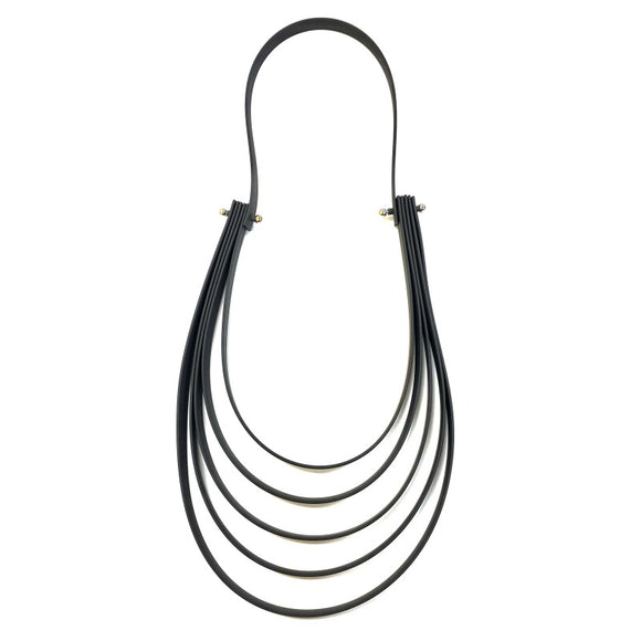 LYDIA BREMER NECKLACE- LB 38F1- BLACK