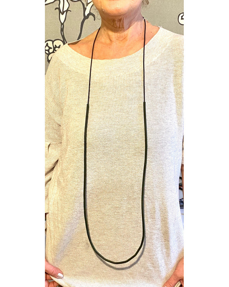 LYDIA BREMER NECKLACE- LB 23C- B- OLIVE