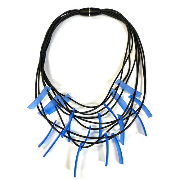 LYDIA BREMER NECKLACE- LB Sticks- LIGHT BLUE