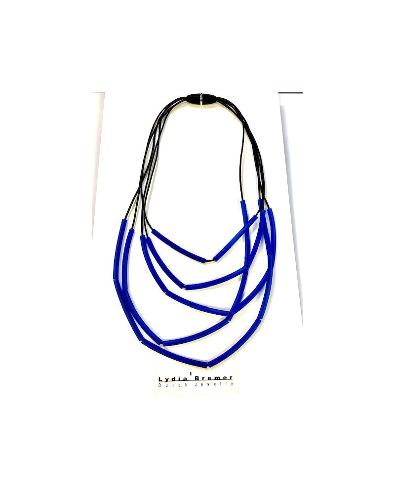 LYDIA BREMER NECKLACE- LB 23LG5- BM- COBALT
