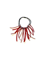 LYDIA BREMER NECKLACE- LB Liane- XL RED