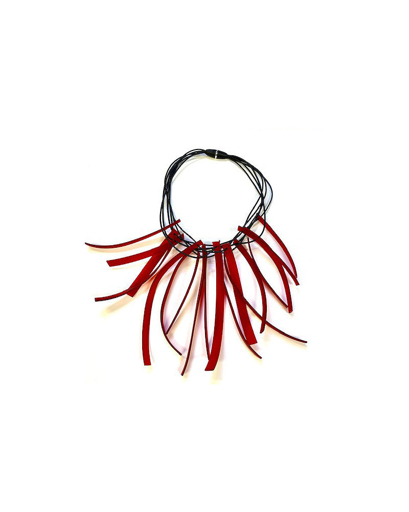 LYDIA BREMER NECKLACE- LB Liane- XL RED