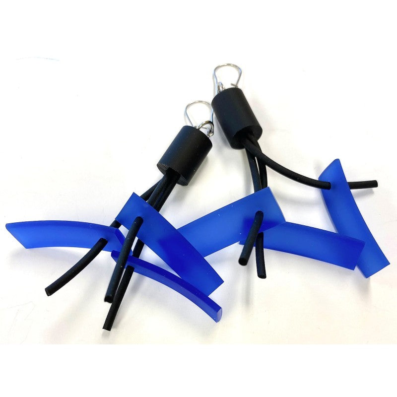 LYDIA BREMER EARRINGS- LB Earrings Sticks- COBALT