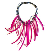 LYDIA BREMER NECKLACE- LB Liane- XL FUCHSIA