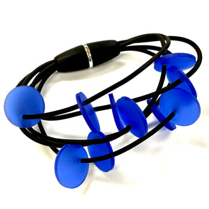 LYDIA BREMER BRACELET- DISK COBALT