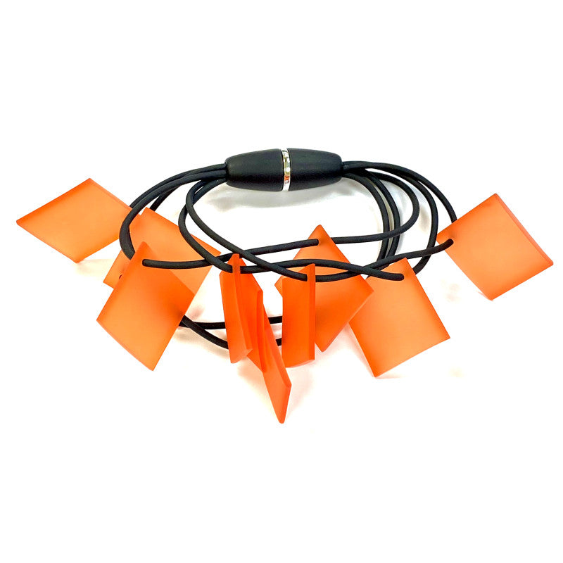 LYDIA BREMER BRACELET- Square- ORANGE