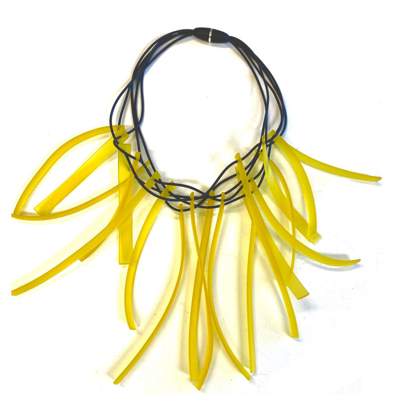 LYDIA BREMER NECKLACE- LB Liane- XL YELLOW