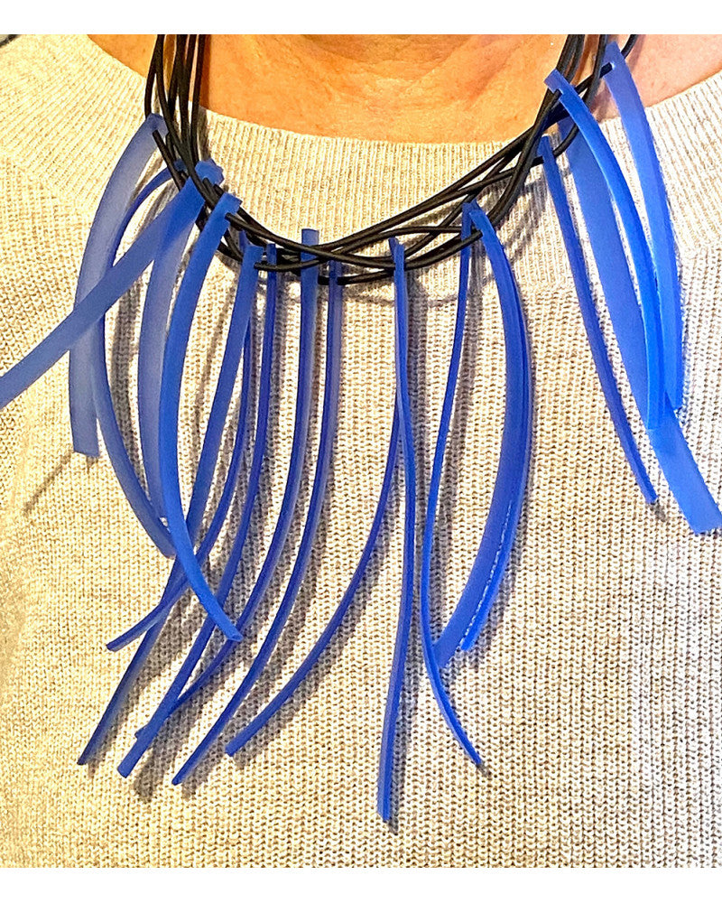 LYDIA BREMER NECKLACE- LB Liane- XL LITE BLUE