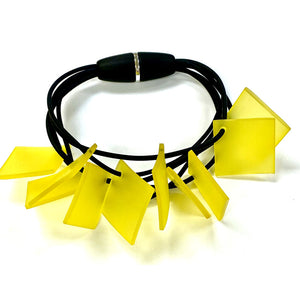 LYDIA BREMER BRACELET- Square- YELLOW