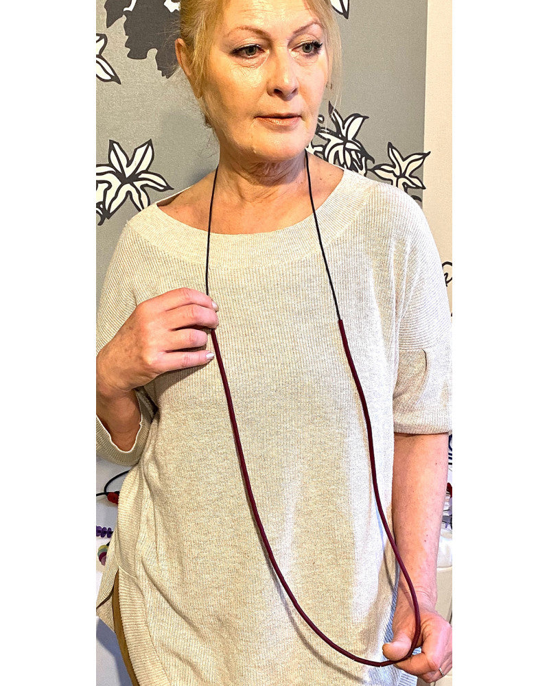 LYDIA BREMER NECKLACE- LB 23C- B- CYCLAMEN