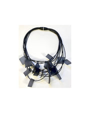 LYDIA BREMER NECKLACE- LB 23B9V- Square- GREY
