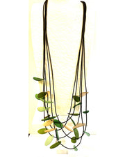 LYDIA BREMER NECKLACE- LB Long Petals- COLOR B