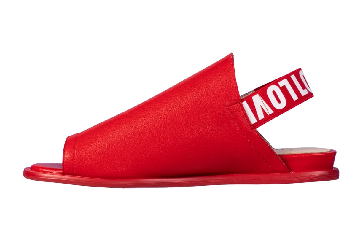 LitFoot Open Toe Slipper - RED