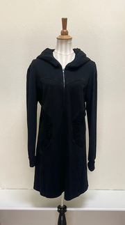 Color Me Cotton CMC Leah Hoodie Jacket - BLACK - SFT-3187