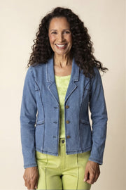 Habitat Stonewash Cotton Spandex South Side Jacket - 31521 - LIGHT DENIM