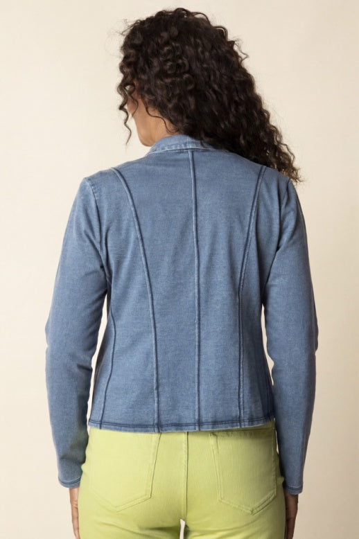 Habitat Stonewash Cotton Spandex South Side Jacket - 31521 - LIGHT DENIM