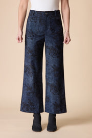 Habitat Luxe Cord Patch Pocket Ankle Pant - 47465 - NAVY