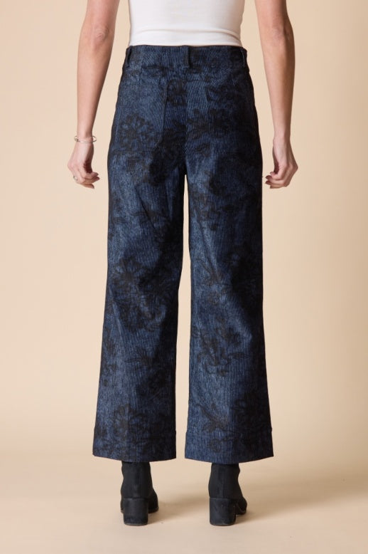 Habitat Luxe Cord Patch Pocket Ankle Pant - 47465 - NAVY