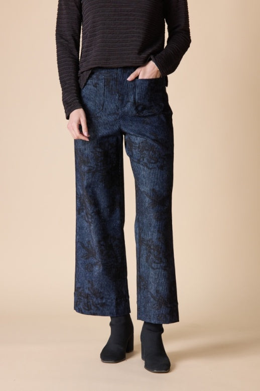 Habitat Luxe Cord Patch Pocket Ankle Pant - 47465 - NAVY