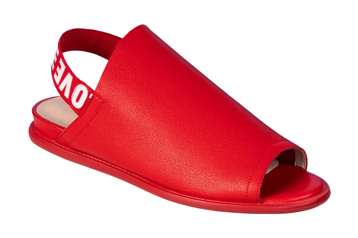 LitFoot Open Toe Slipper - RED