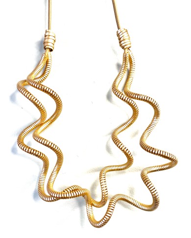 Monica Krexa Necklace - MK-GENEVA GOLD